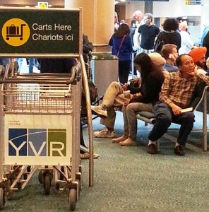 Arrival Vancouver airport dual language