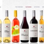 Bottles of Domain du Ridge wines