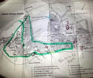 Moose Factory Street Map