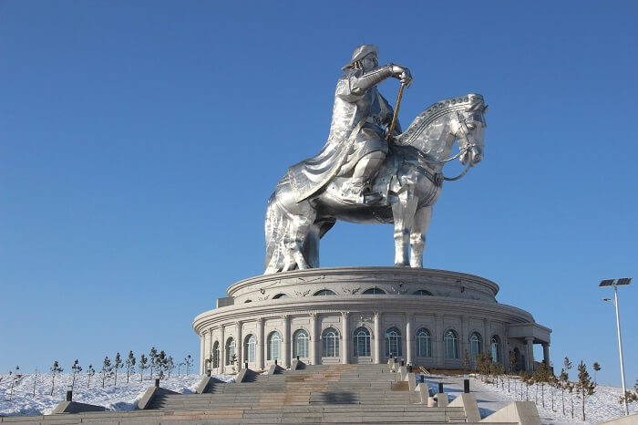 Was he really that tall? Genghis Khan Ulaanbaatar