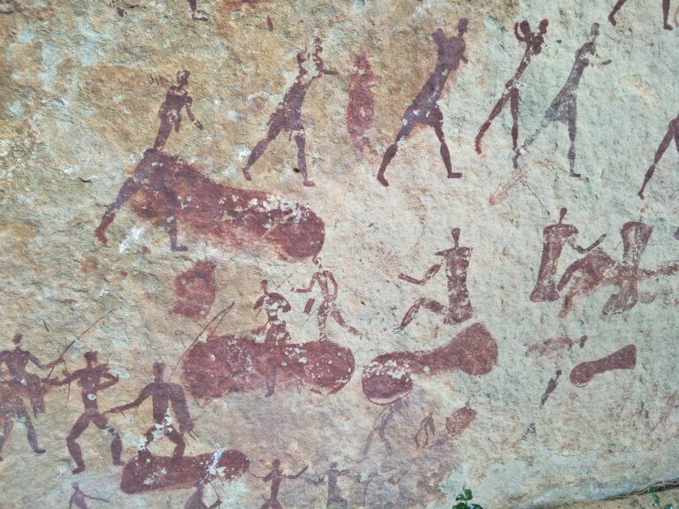 Day 5 and 6  16 April Rest day 17 April Hike to Bushman Rock Drawings