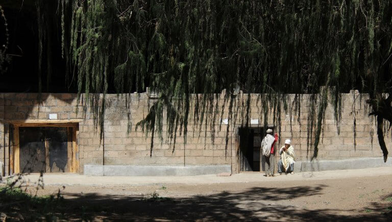 Behind the wall – Lalibela