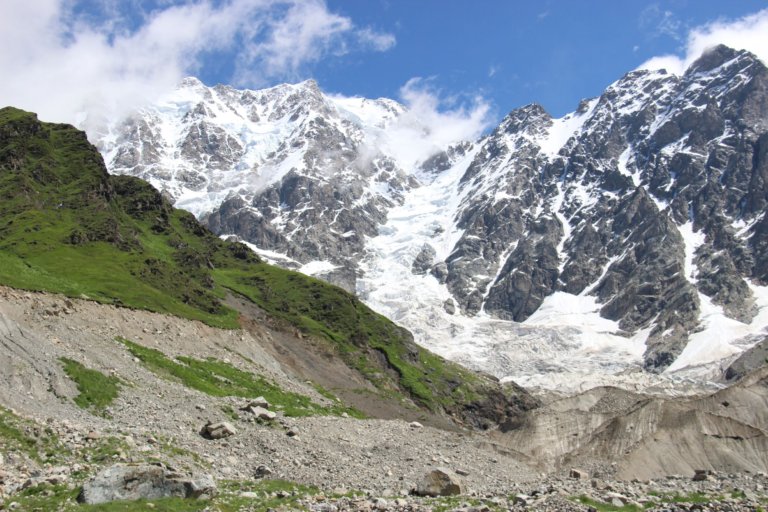 Ushguli to the Shkhara Glacier. Georgia