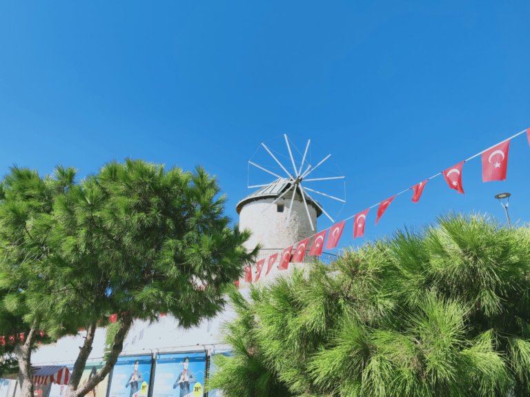 The Stone houses and Cute town of Alacati Turkey